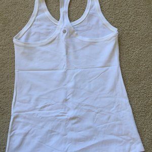 Lululemon Racer Back Tank-White 10